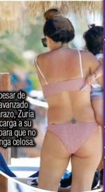 Zuria Vega En Bikini Embarazada! Revista TvNotas